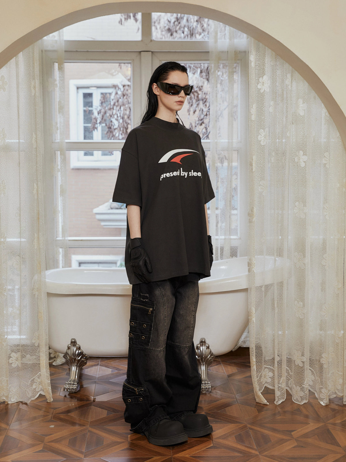 Classic Logo Heavy Loose T-shirt  OR0425