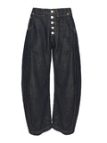 Hidden Machete Button Denim Pants  OR0426