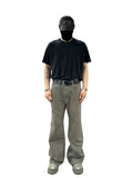 Washed Mud Dyeing Denim Pants  OR0428