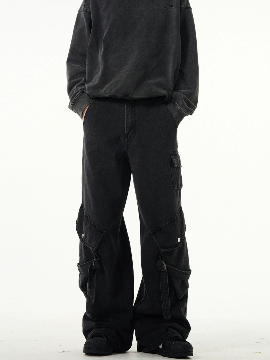 Niche Premium Work Pockets Jeans  OR0441
