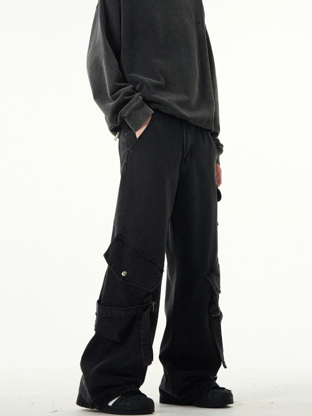 Niche Premium Work Pockets Jeans  OR0441