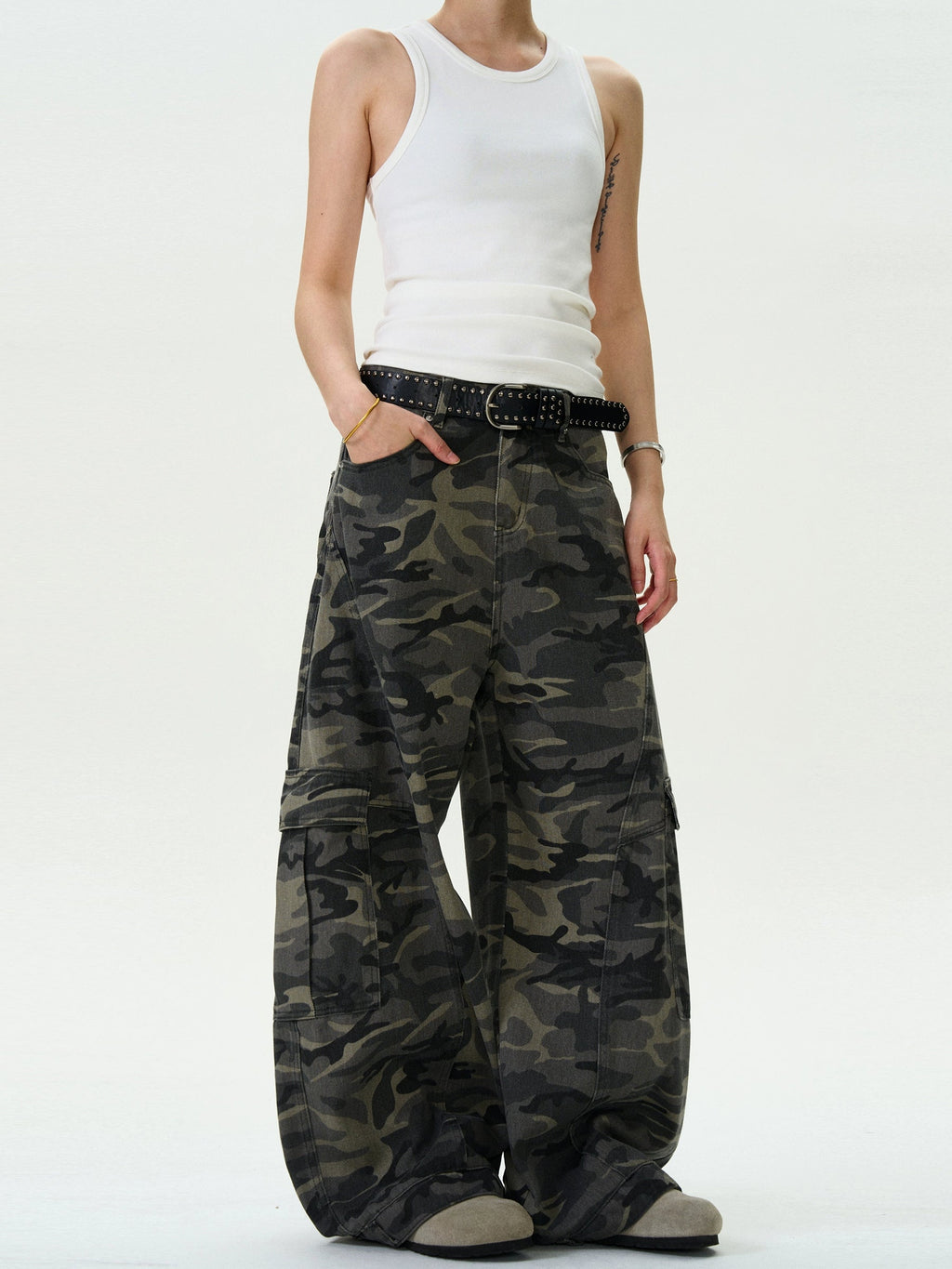 Vintage Camouflage Machete Jeans  OR0443