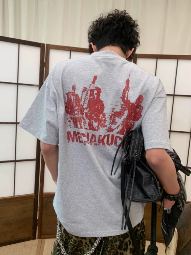 Hard Rock Aged Print T-Shirt  OR0463