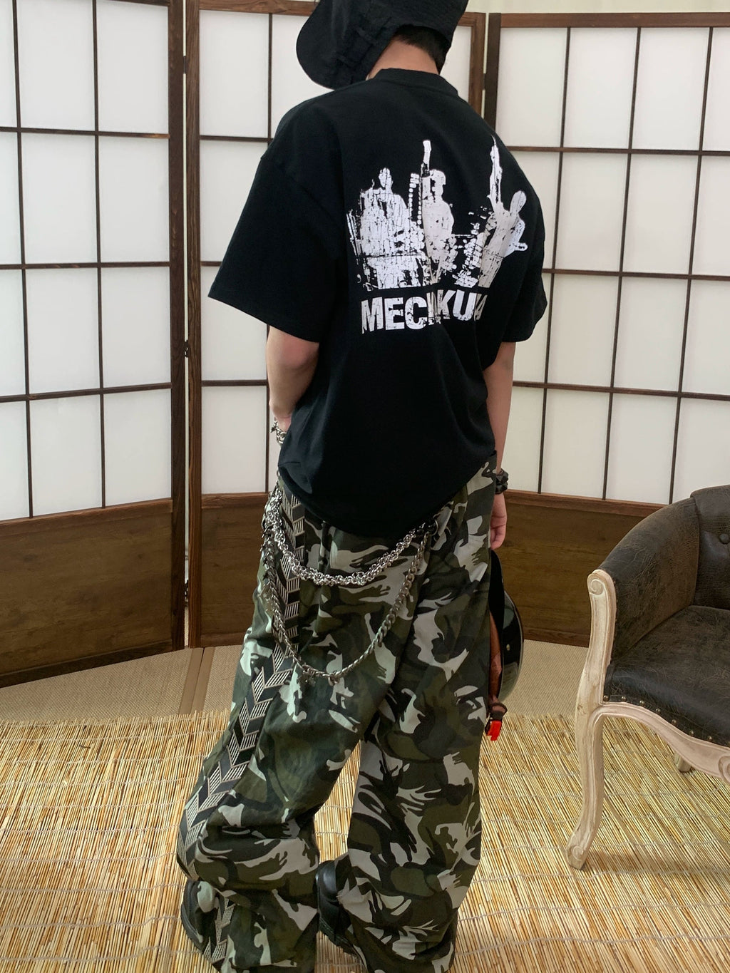 Hard Rock Aged Print T-Shirt  OR0463