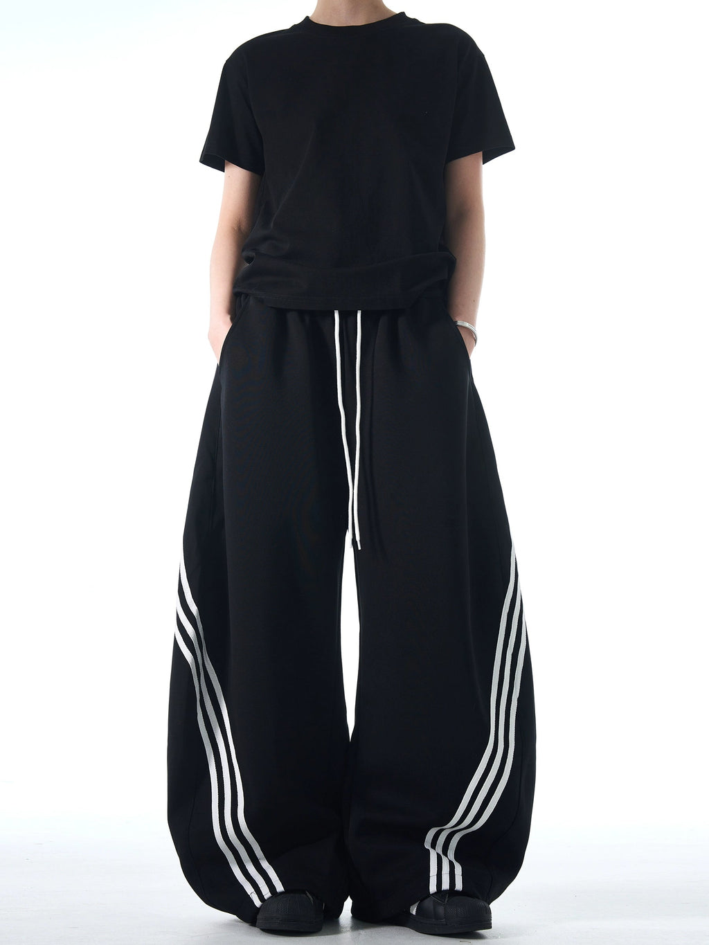 Classic Three Bar Machete Striped Pants  OR0466