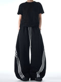 Classic Three Bar Machete Striped Pants  OR0466