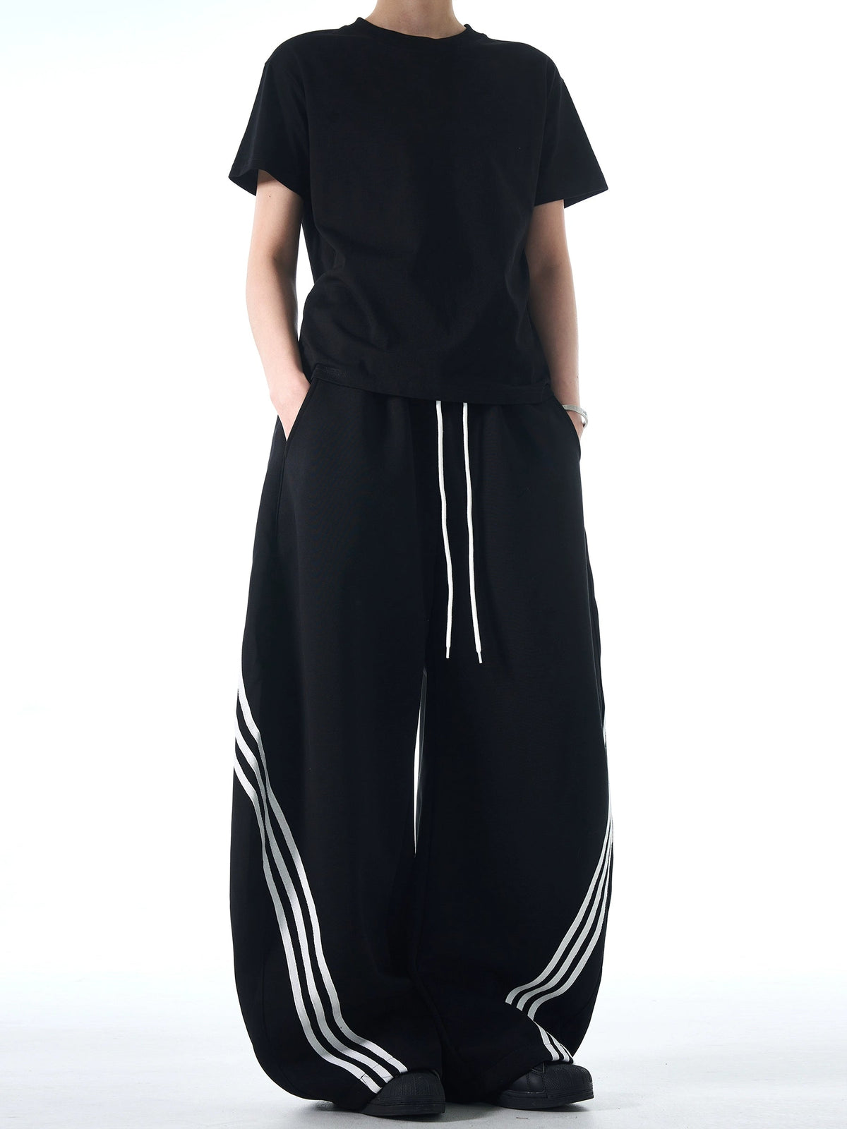 Classic Three Bar Machete Striped Pants  OR0466