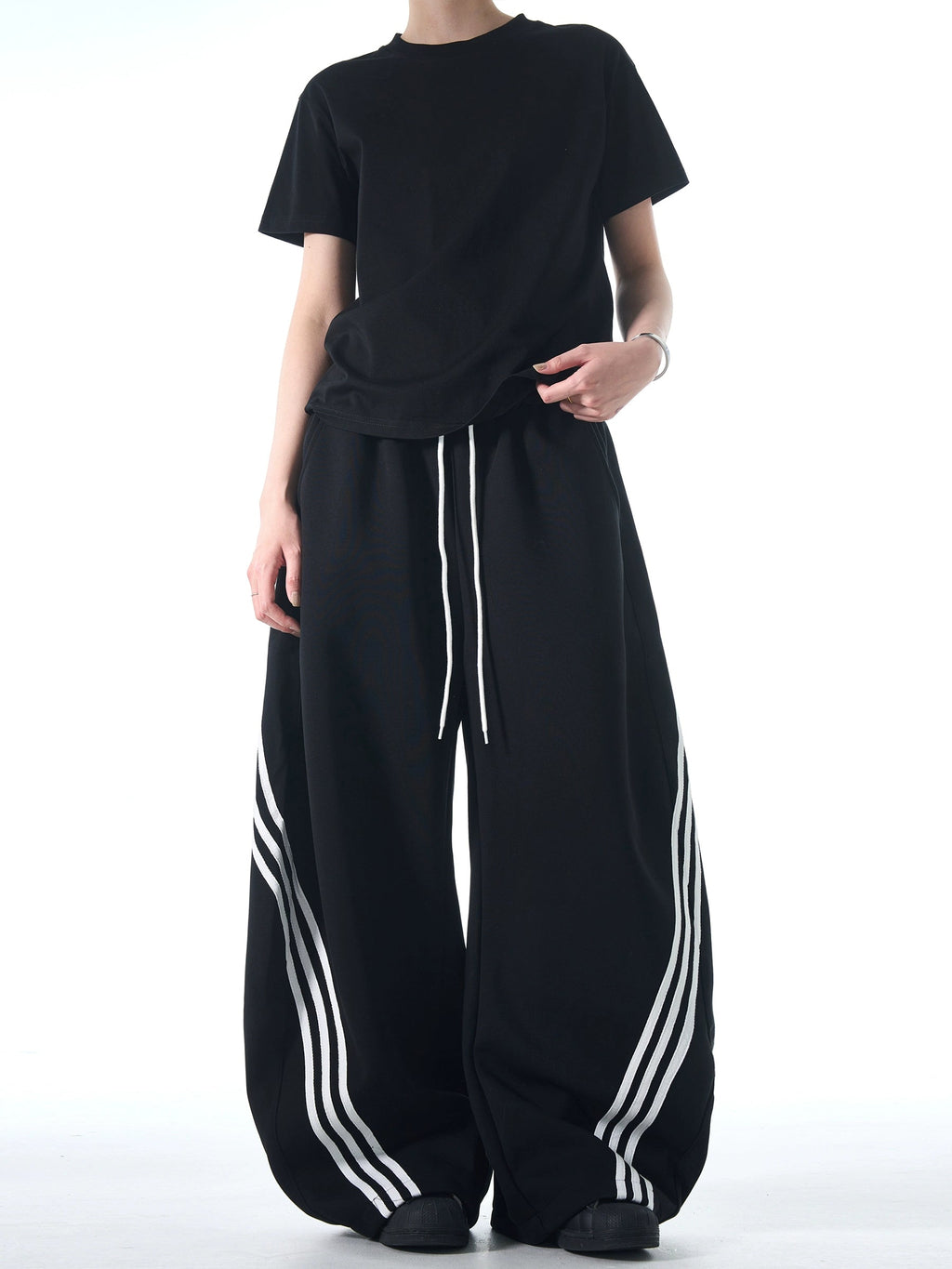 Classic Three Bar Machete Striped Pants  OR0466
