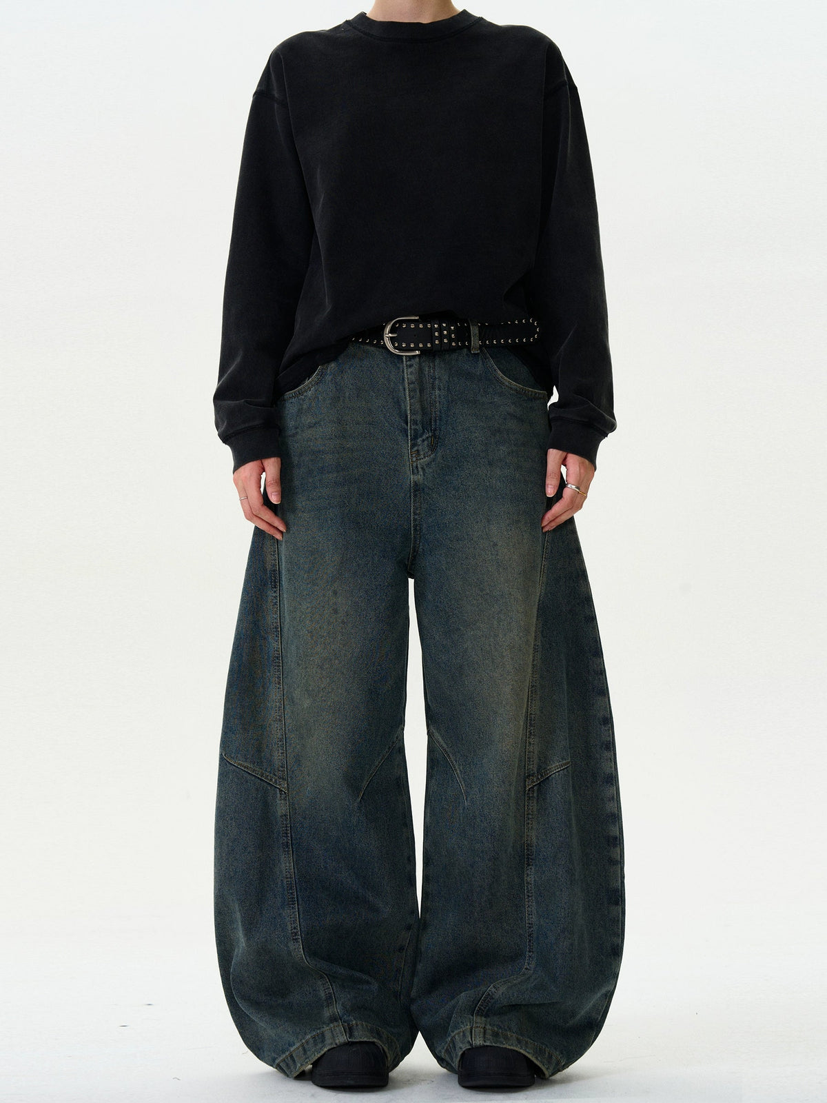 Vintage Scimitar Loose Baggy Jeans  OR0467