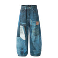Vintage Patches Machete Denim Pants  OR0484