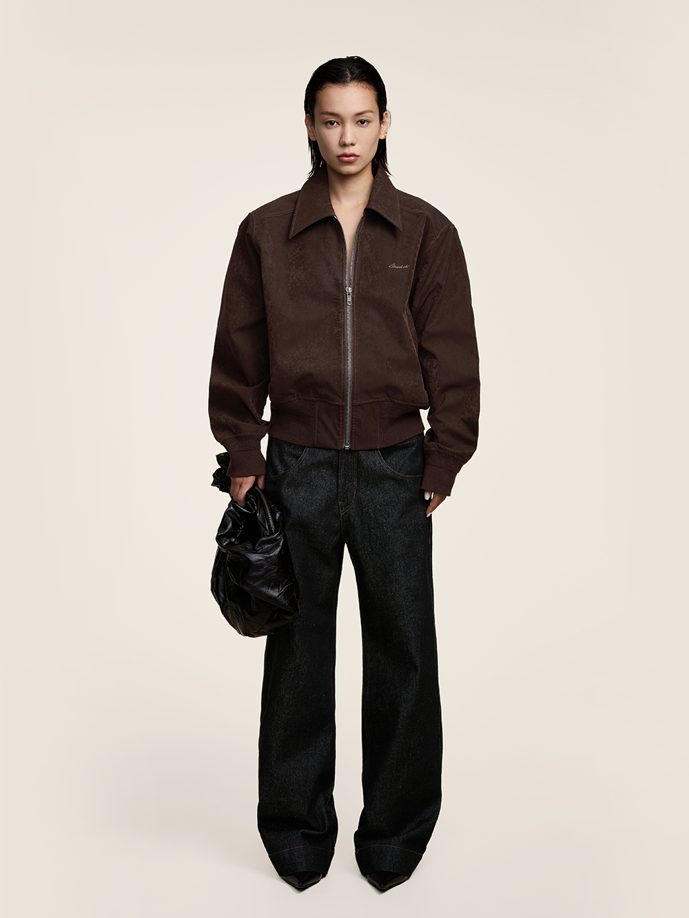 Vintage Washed Suede Relaxed Fit Jacket  OR0485