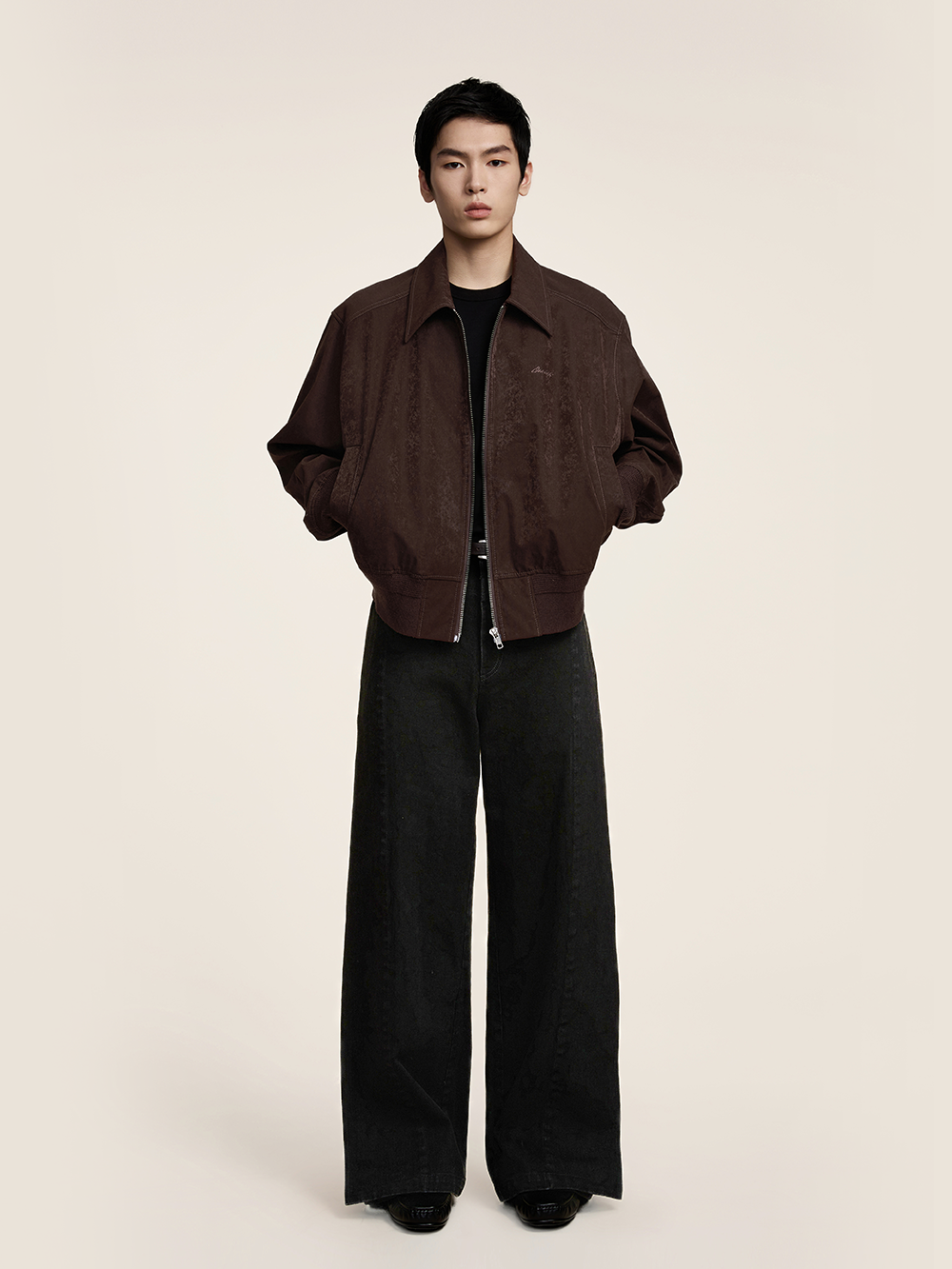 Vintage Washed Suede Relaxed Fit Jacket  OR0485