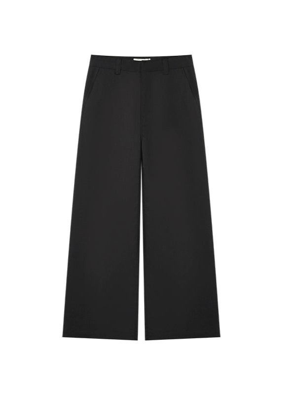 Two-Tone Vintage-Inspired A-Line Wide-Leg Pants  OR0502