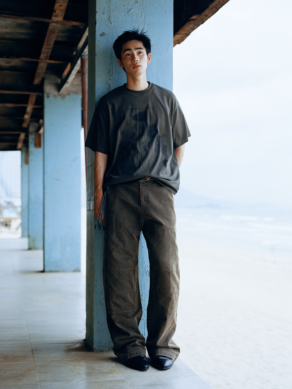 Floral Direct-Print Casual Short Sleeve Tee  OR0504