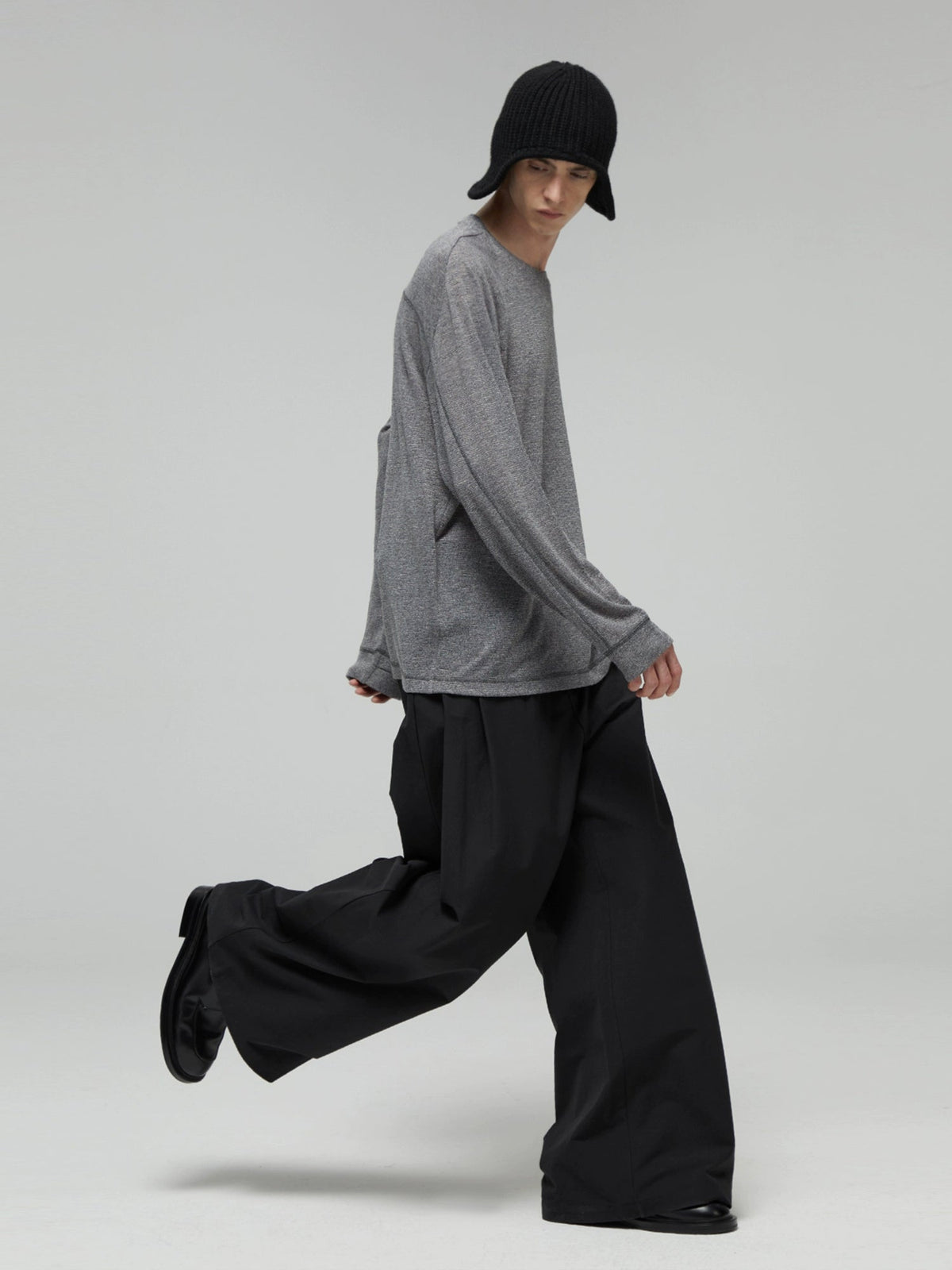 Relaxed Fit Spring Summer Pleated Pants  OR0510