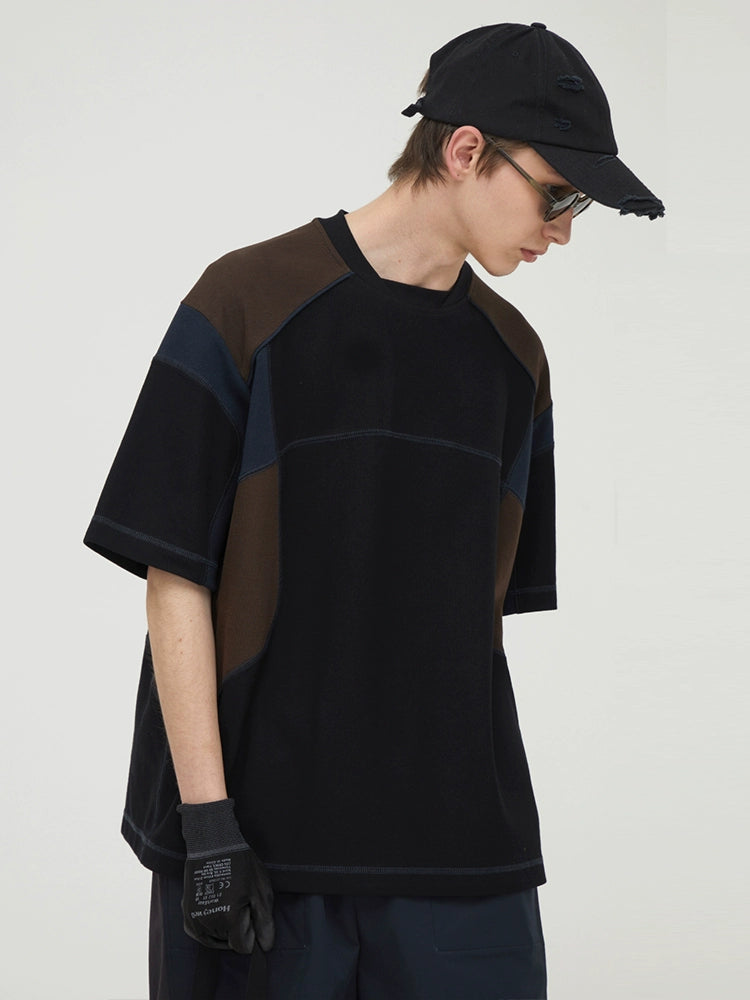 Colorblock Mesh Retro Sport Tee  OR0519