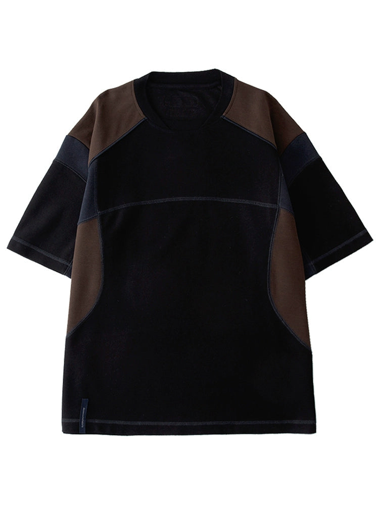 Colorblock Mesh Retro Sport Tee  OR0519