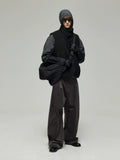 Pleated Corduroy Relaxed Fit Pants  OR0521