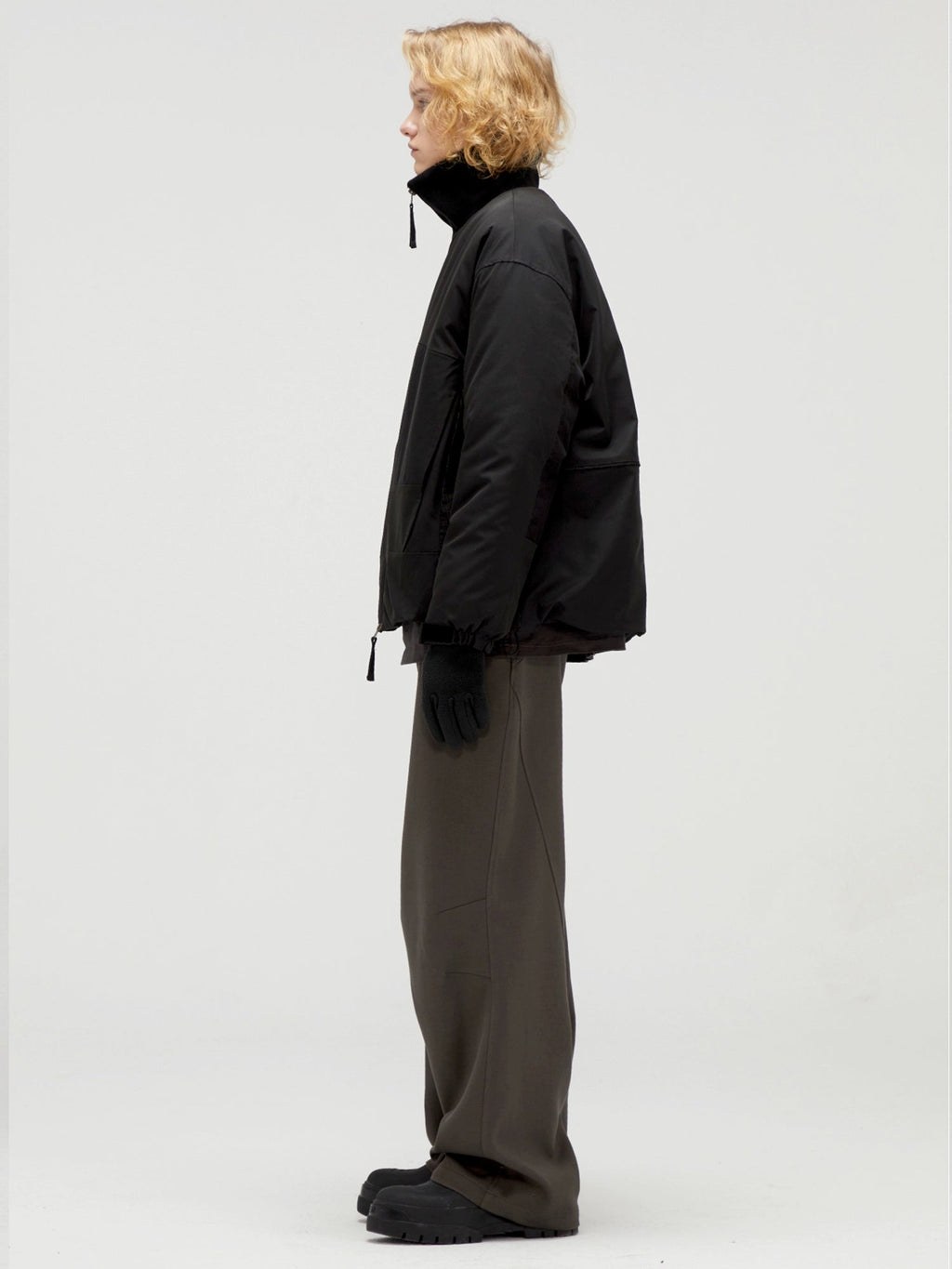 Heavyweight Relaxed Fit Wide-Leg Pants  OR0524