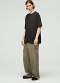 Textured Drape Relaxed Tee  OR0531