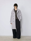 Panelled Stand Collar Trench Jacket  OR0532