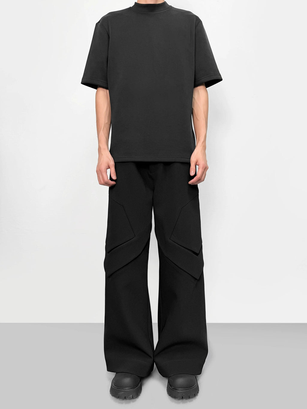 Minimal Chamfered Silhouette Pants  OR0578