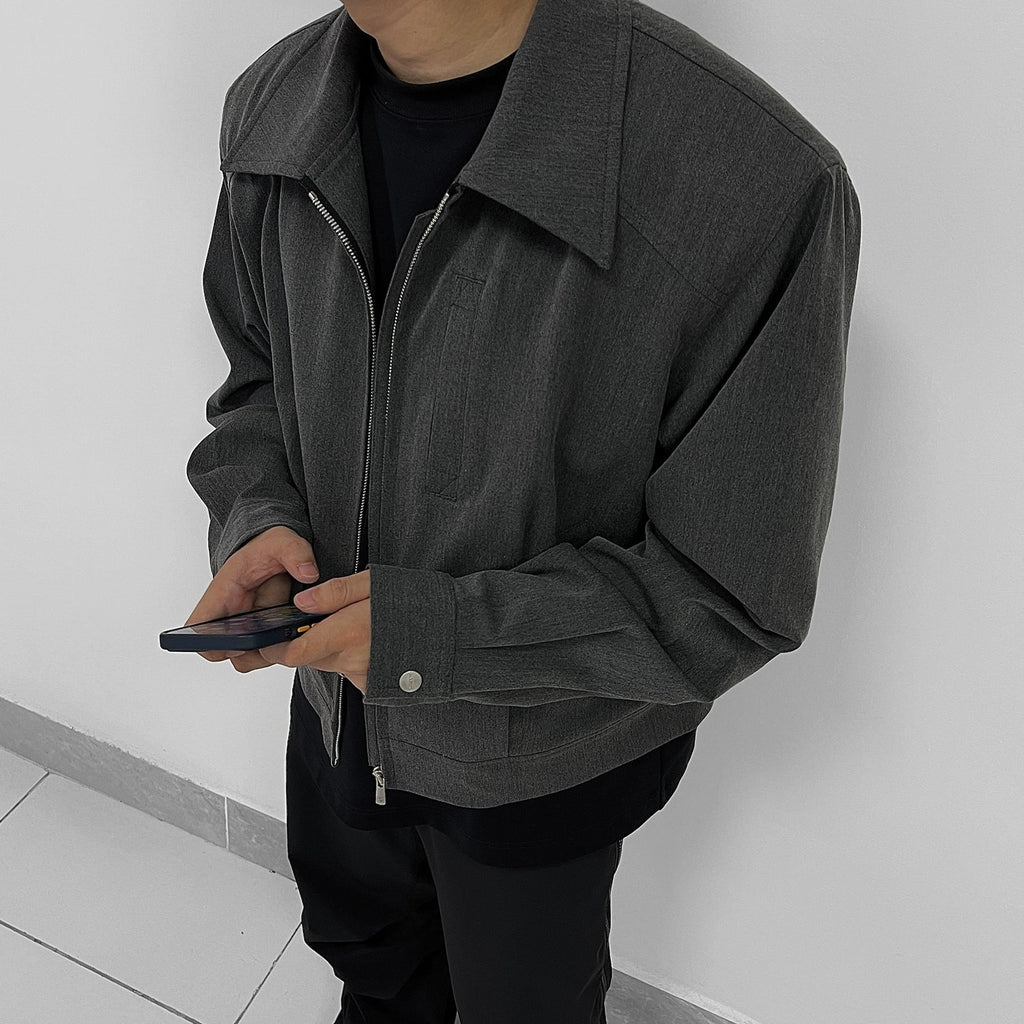 Minimal Wrinkle-Free Tailored Short Jacket  OR0580