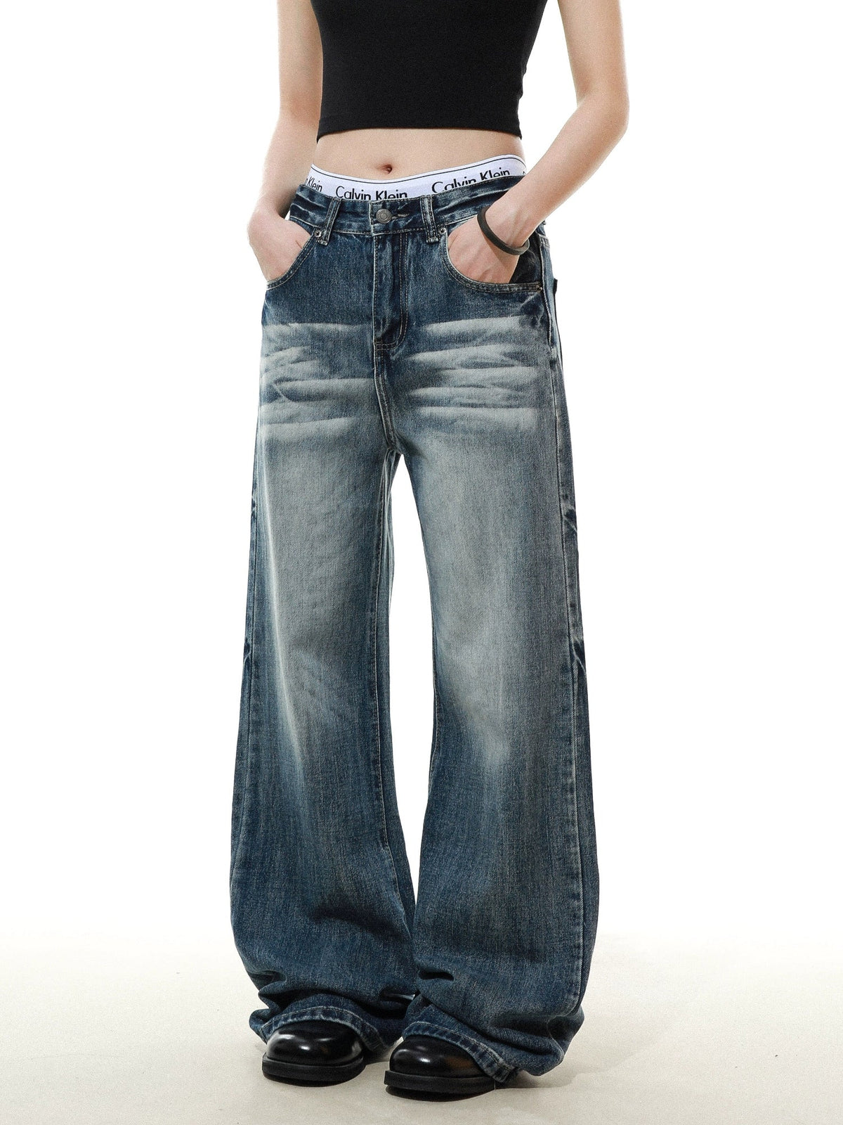 Vintage Washed Old Design Jeans  OR0589