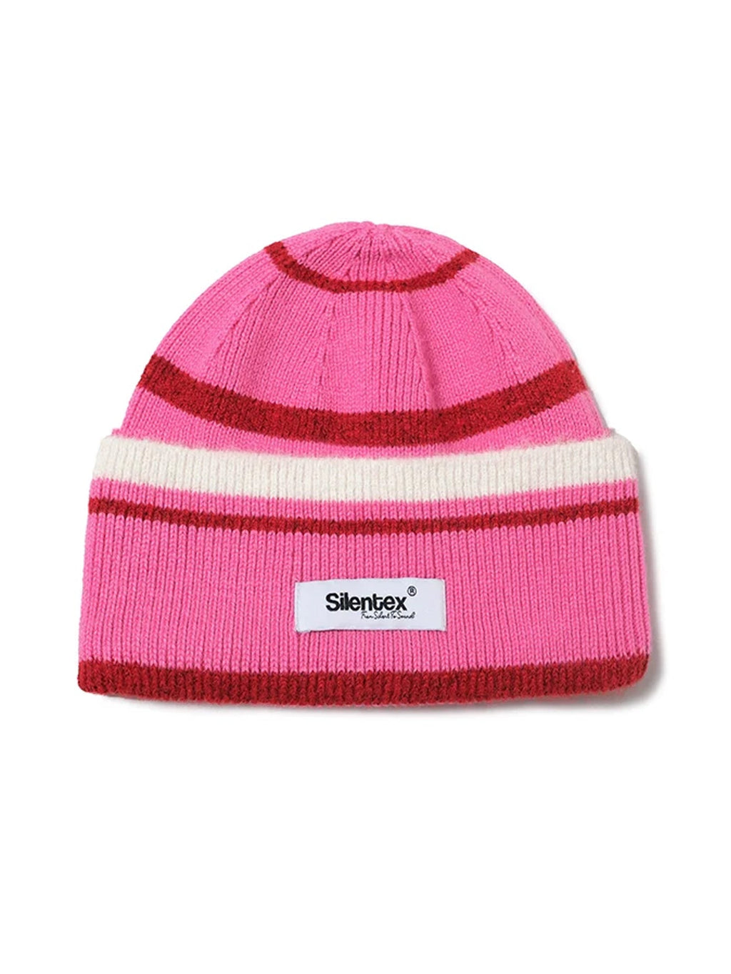 Asymmetric Stripe Knit Beanie  OR0592