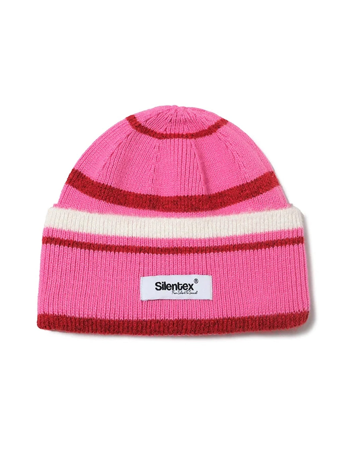 Asymmetric Stripe Knit Beanie  OR0592
