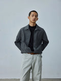 Dirty Wash Structured Loose Cotton Shirt  OR0595