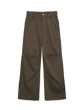 Heavyweight Pleated Straight Loose Pants  OR0597