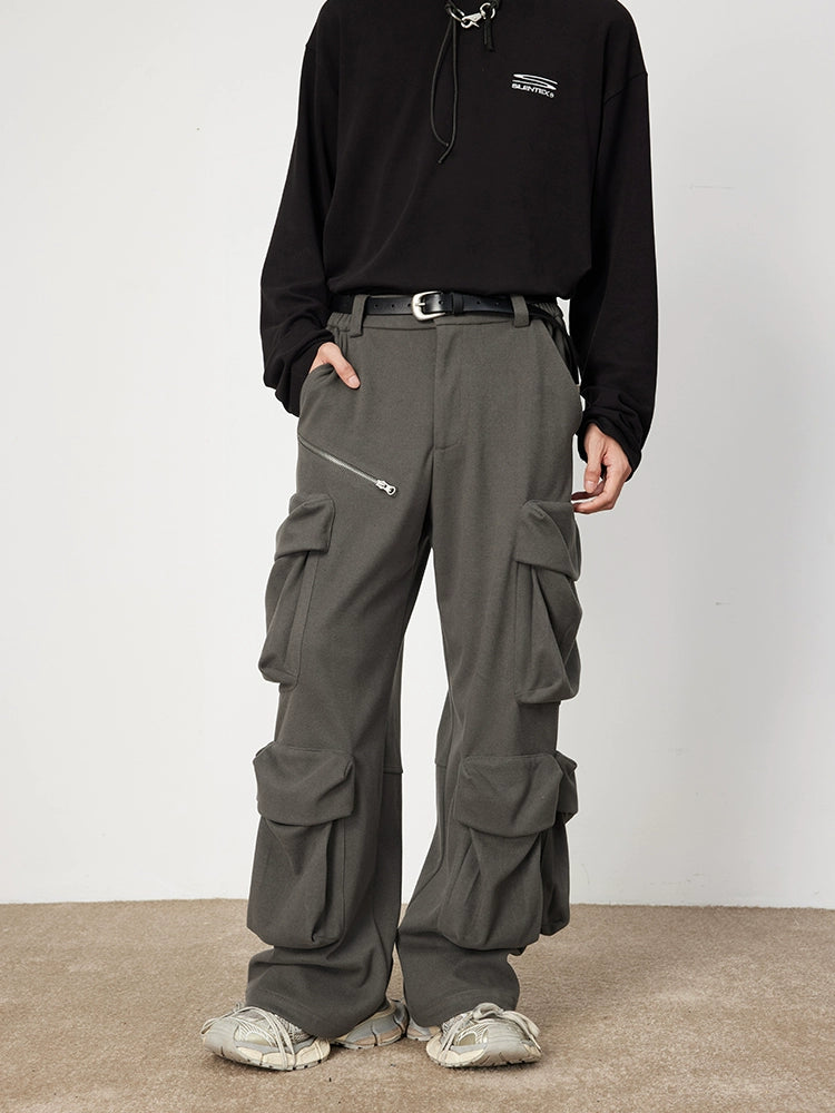 Heavyweight Wool Blend Cargo Pants  OR0598