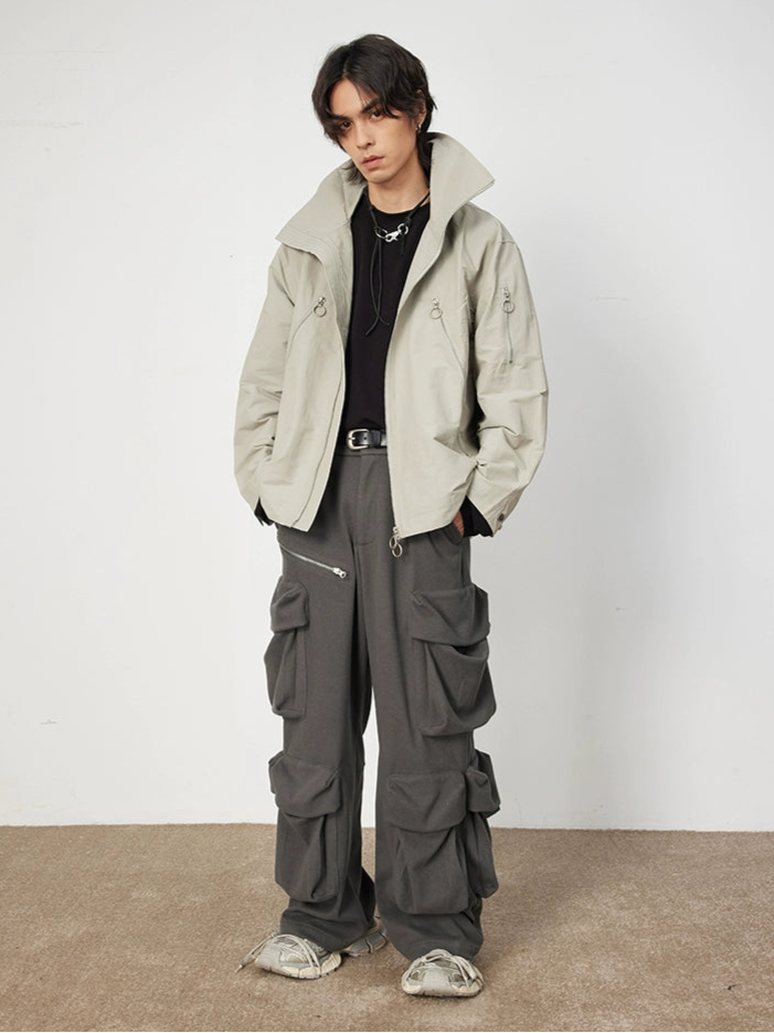 Heavyweight Wool Blend Cargo Pants  OR0598