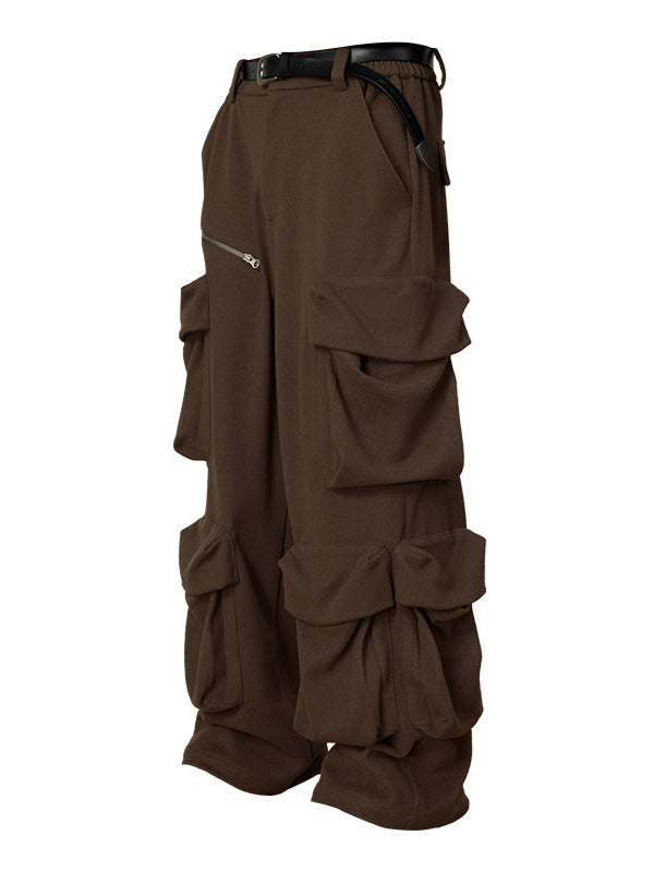 Heavyweight Wool Blend Cargo Pants  OR0598