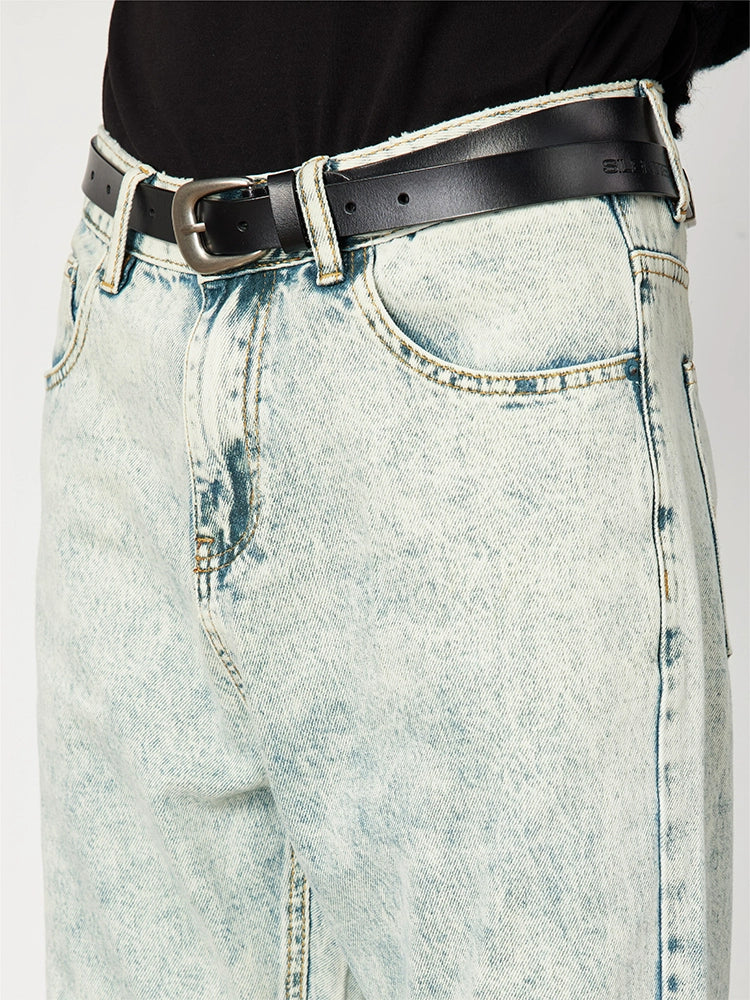 Vintage Fade Color Straight Flared Denim  OR0602