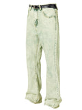 Vintage Fade Color Straight Flared Denim  OR0602