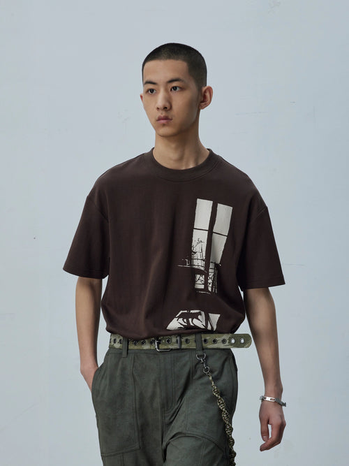 Air Cotton Cool Touch Cartoon Print Tee  OR0603