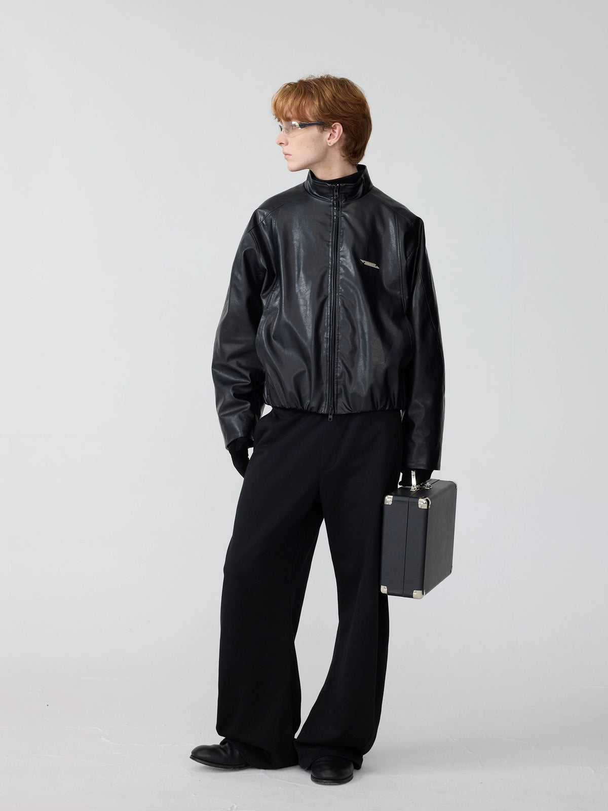 Stand Collar Relaxed Fit Jacket  OR0607