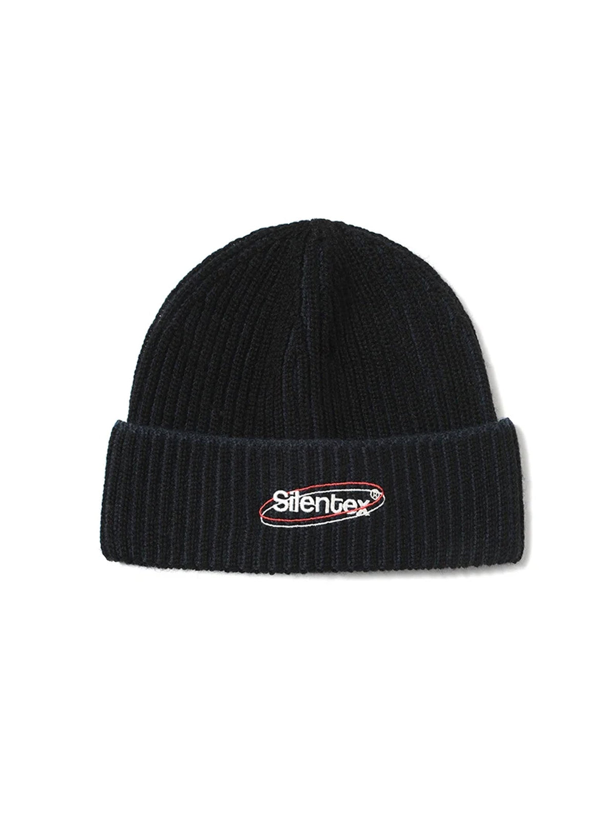 Wool Rib Knit Hooded Beanie  OR0608