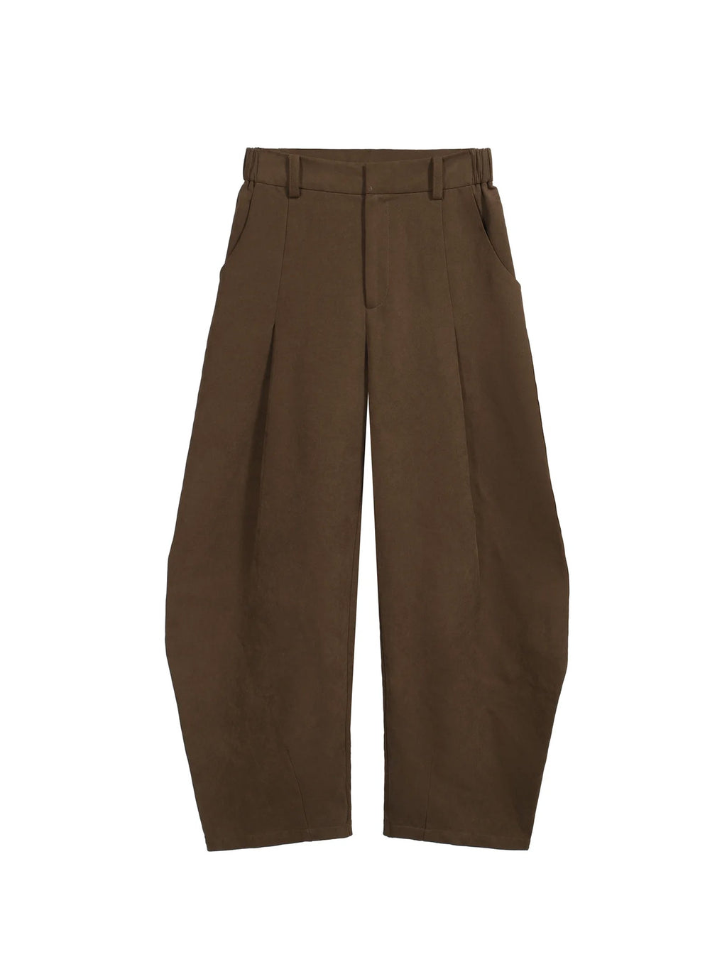 Structured Matte Pleated Balloon Pants  OR0609