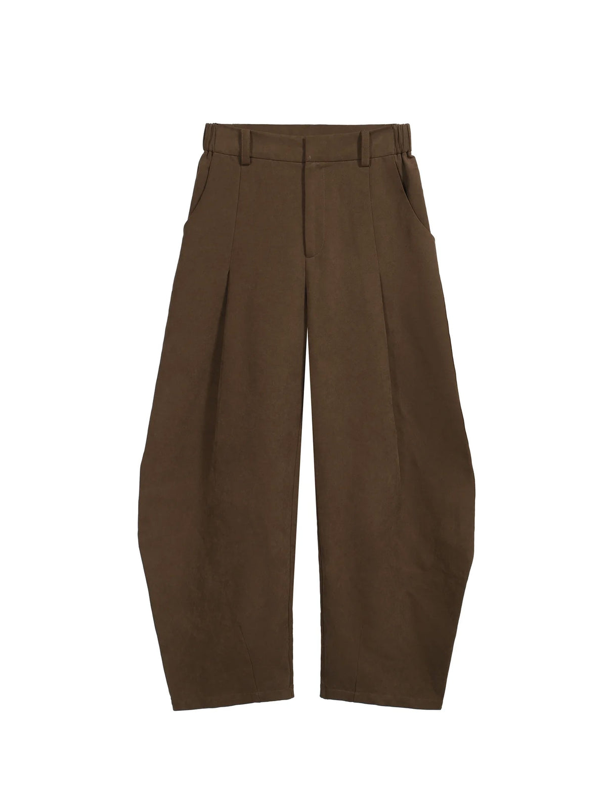 Structured Matte Pleated Balloon Pants  OR0609