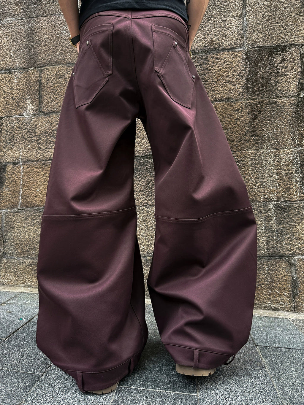 Double Win Wide Denim Pants  OR0615