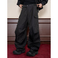 Pleated Straight Leg Wide Pants  OR0616
