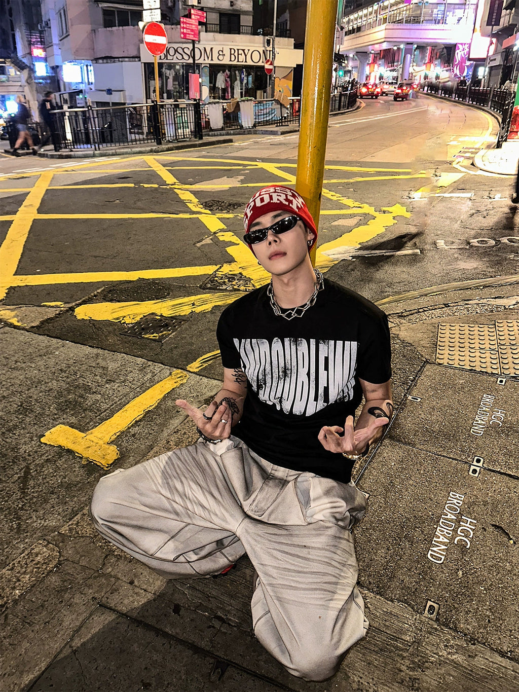 Ghost Paragraph Tee  OR0617