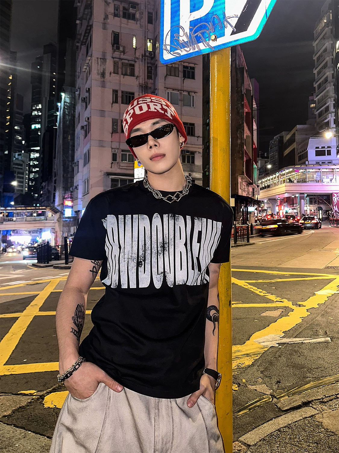 Ghost Paragraph Tee  OR0617
