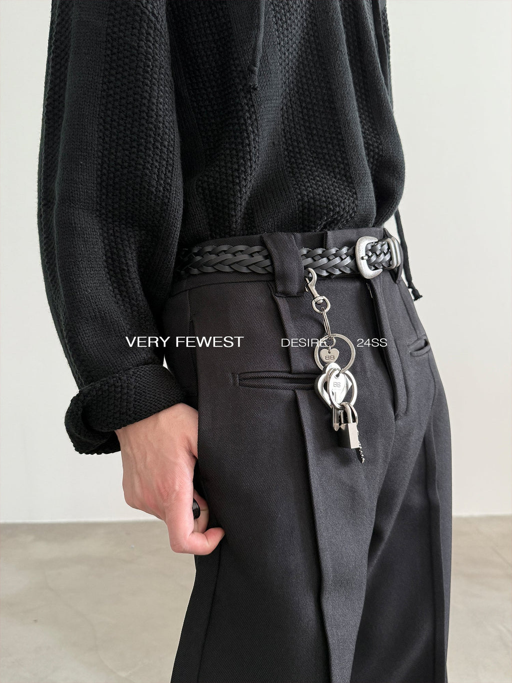 Wide Leg Pleats Pants  OR0619