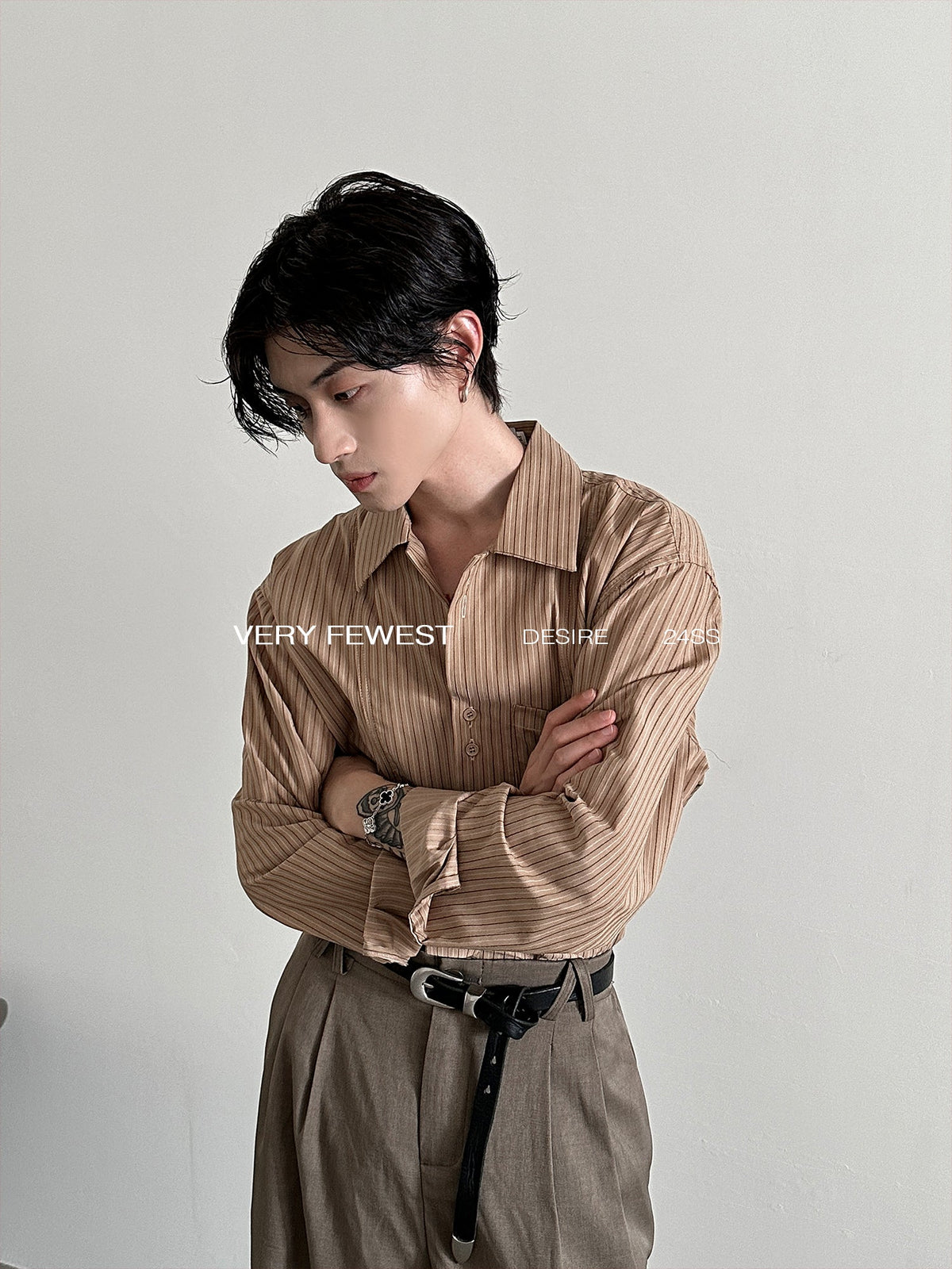 Loose Stripe Shirt  OR0621