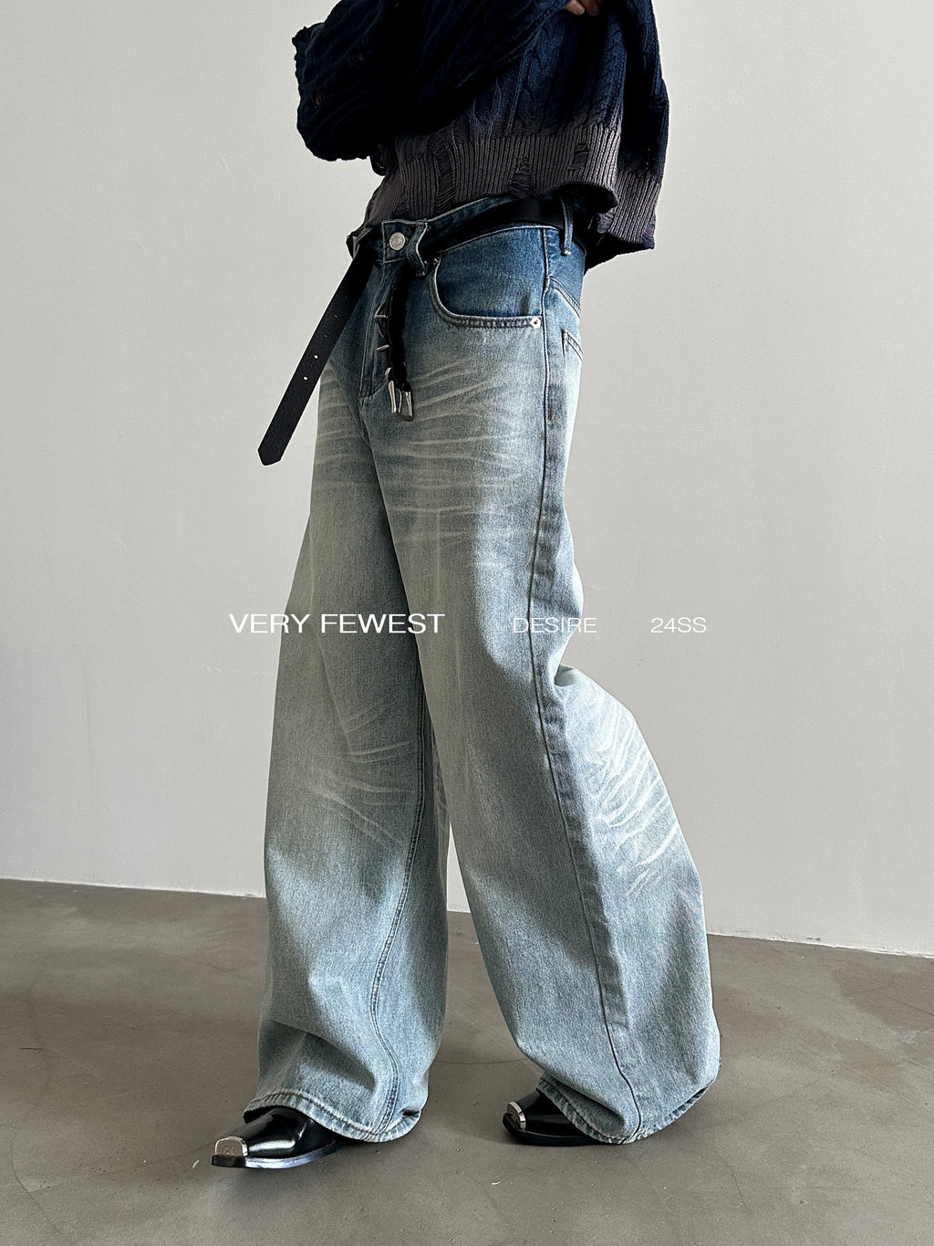 Shade Gradient Wash Denim Pants  OR0622