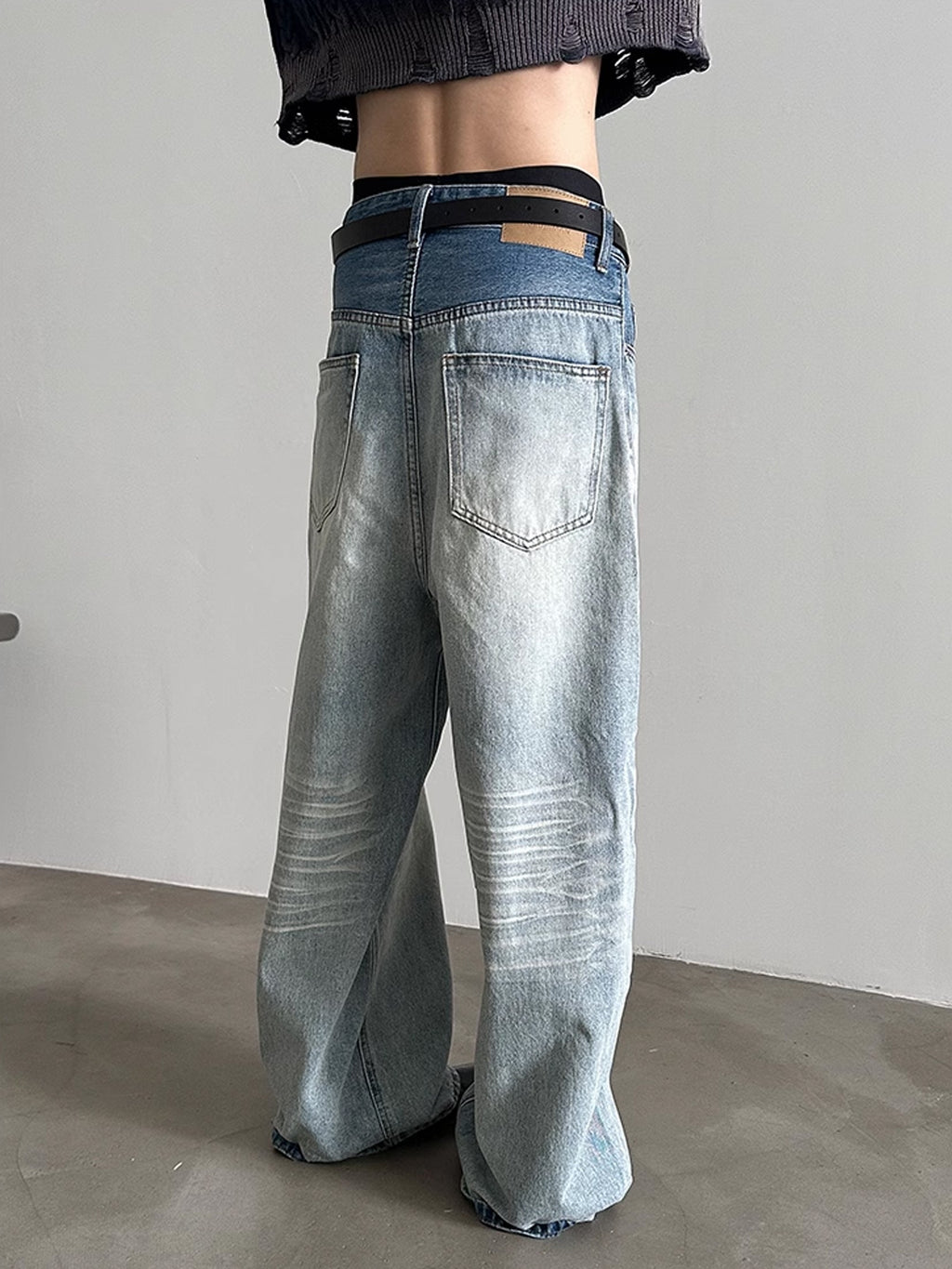Shade Gradient Wash Denim Pants  OR0622